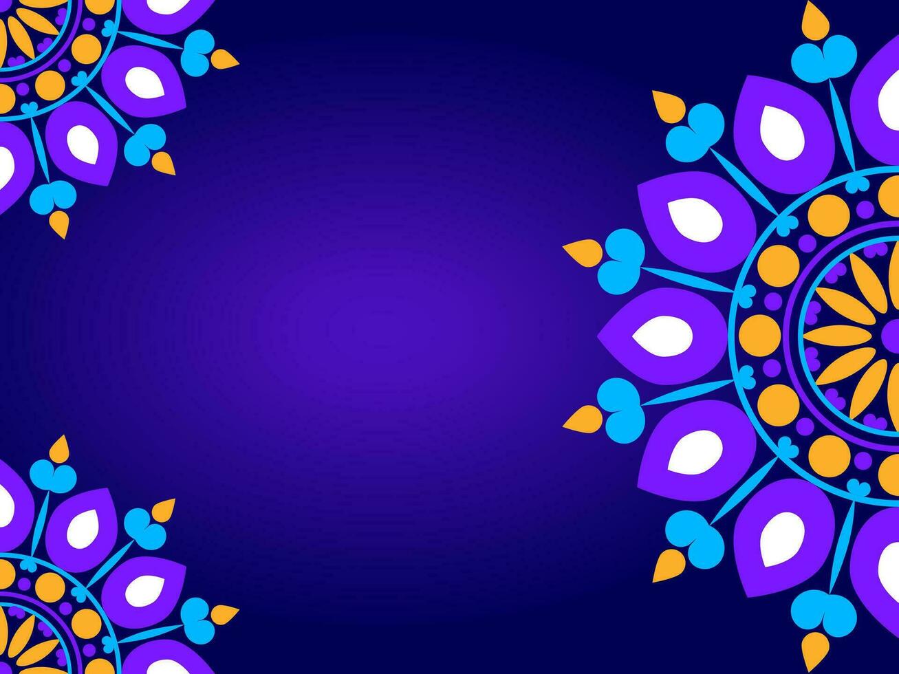 Colourful Mandala Background vector