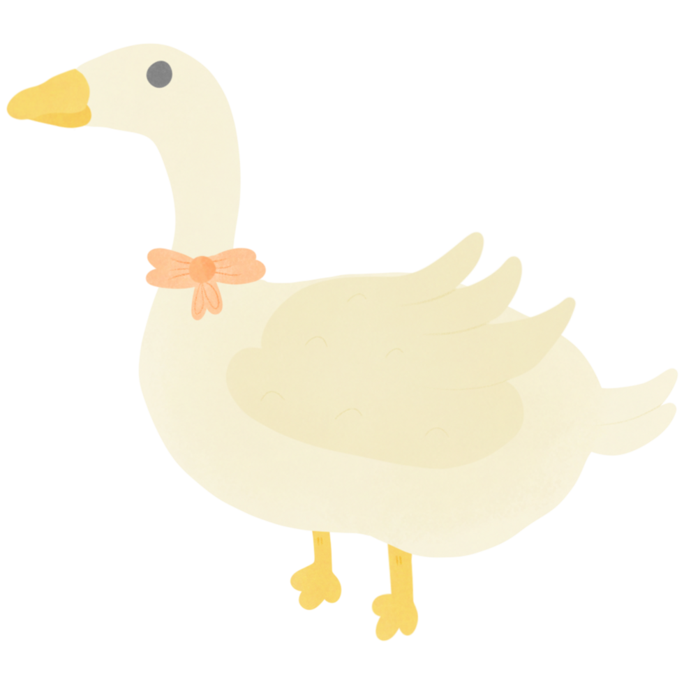 Cute goose png. png