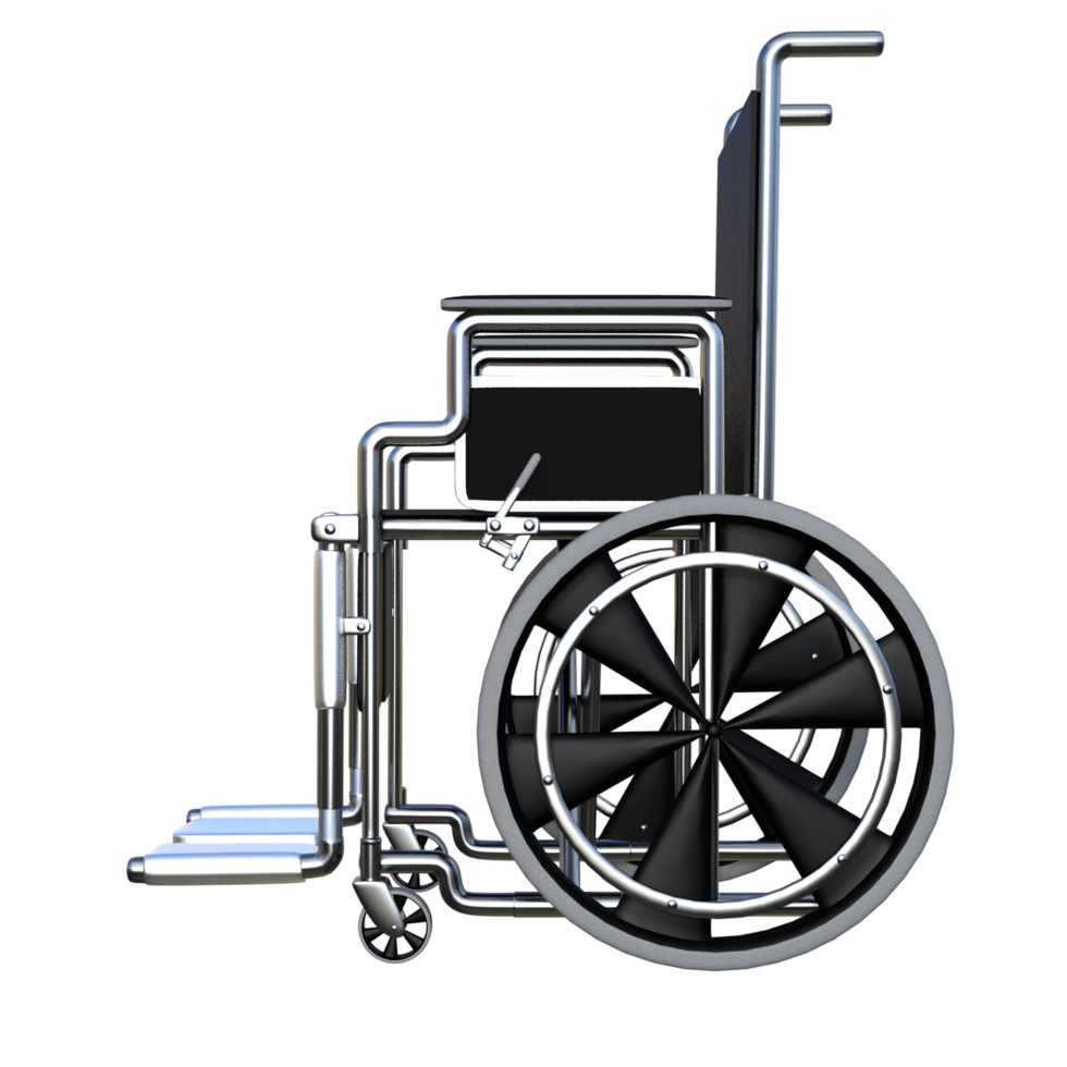 wheelchair isolated 3d png