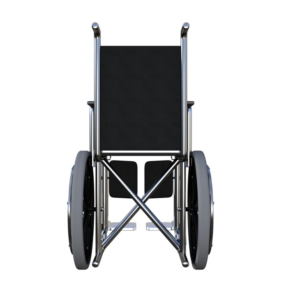 silla de ruedas aislado 3d png
