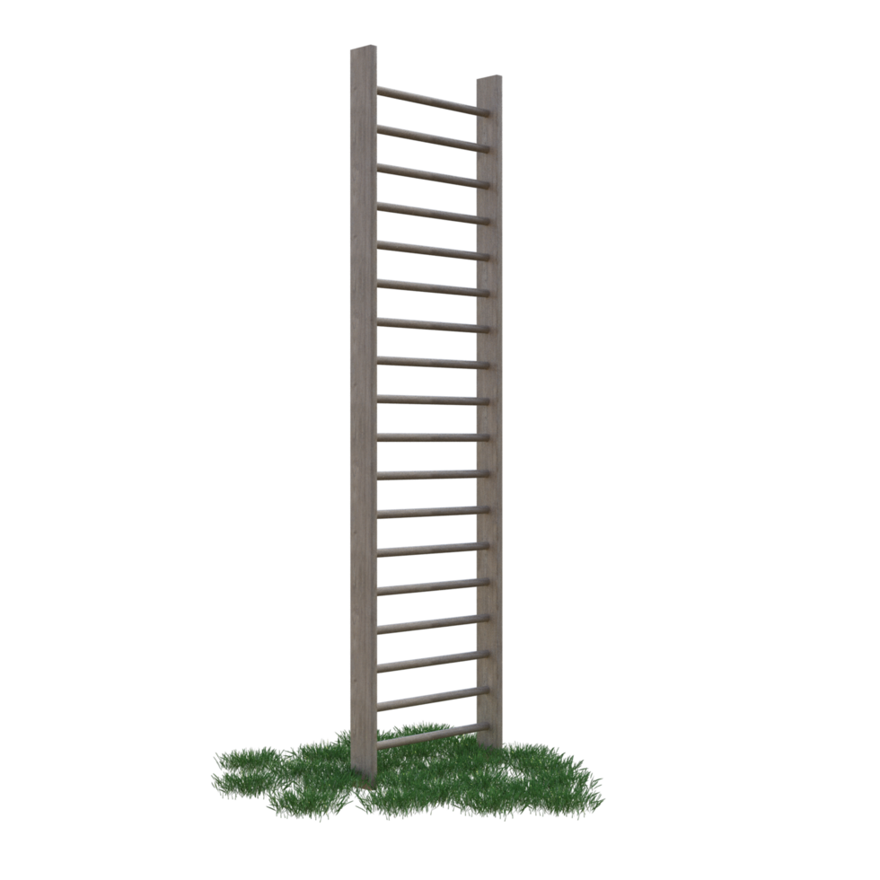 a ladder on a grassy png