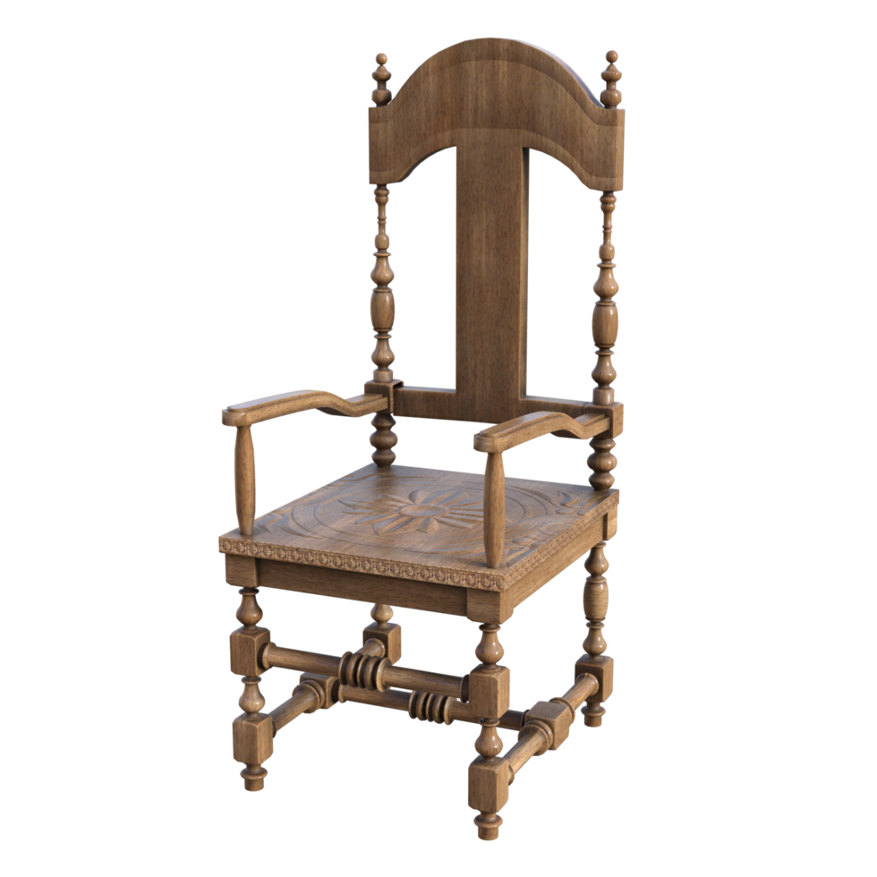 old wooden chair png