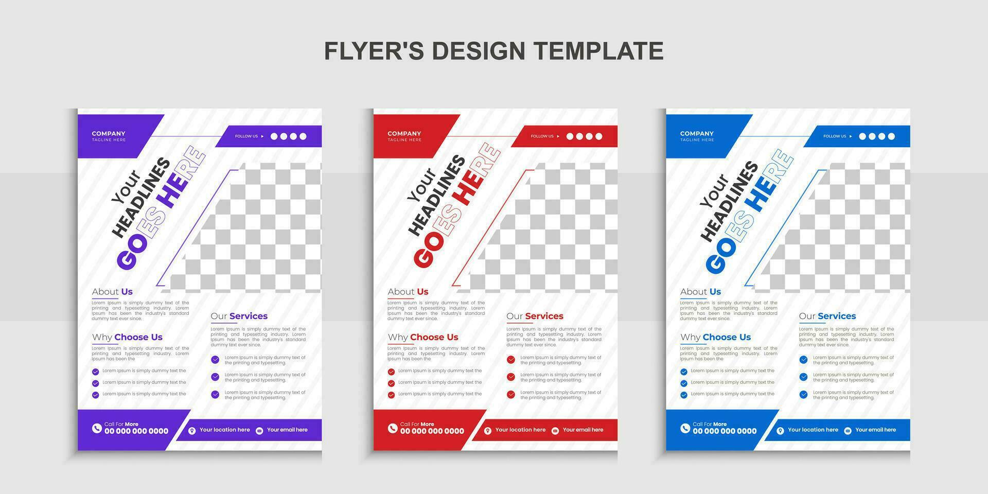 Modern Corporate Business, Flyer Design Template, perfect for creative professional Business, Creative Styles Flyer Design Layout Template in A4, Vector Unique Design Template.