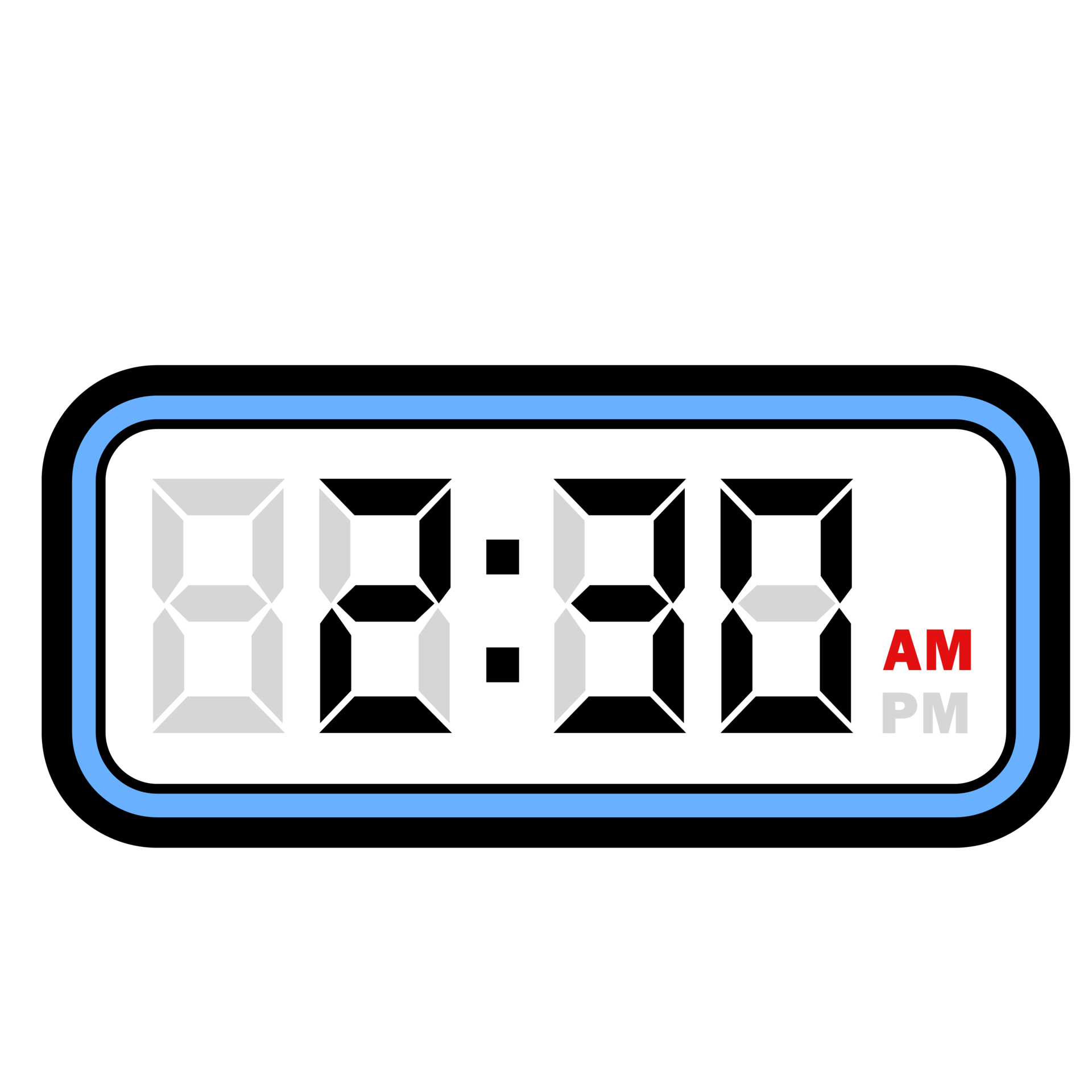 Digital Clock Time At 2 30 AM Digital Clock 12 Hour Format 32048630 PNG