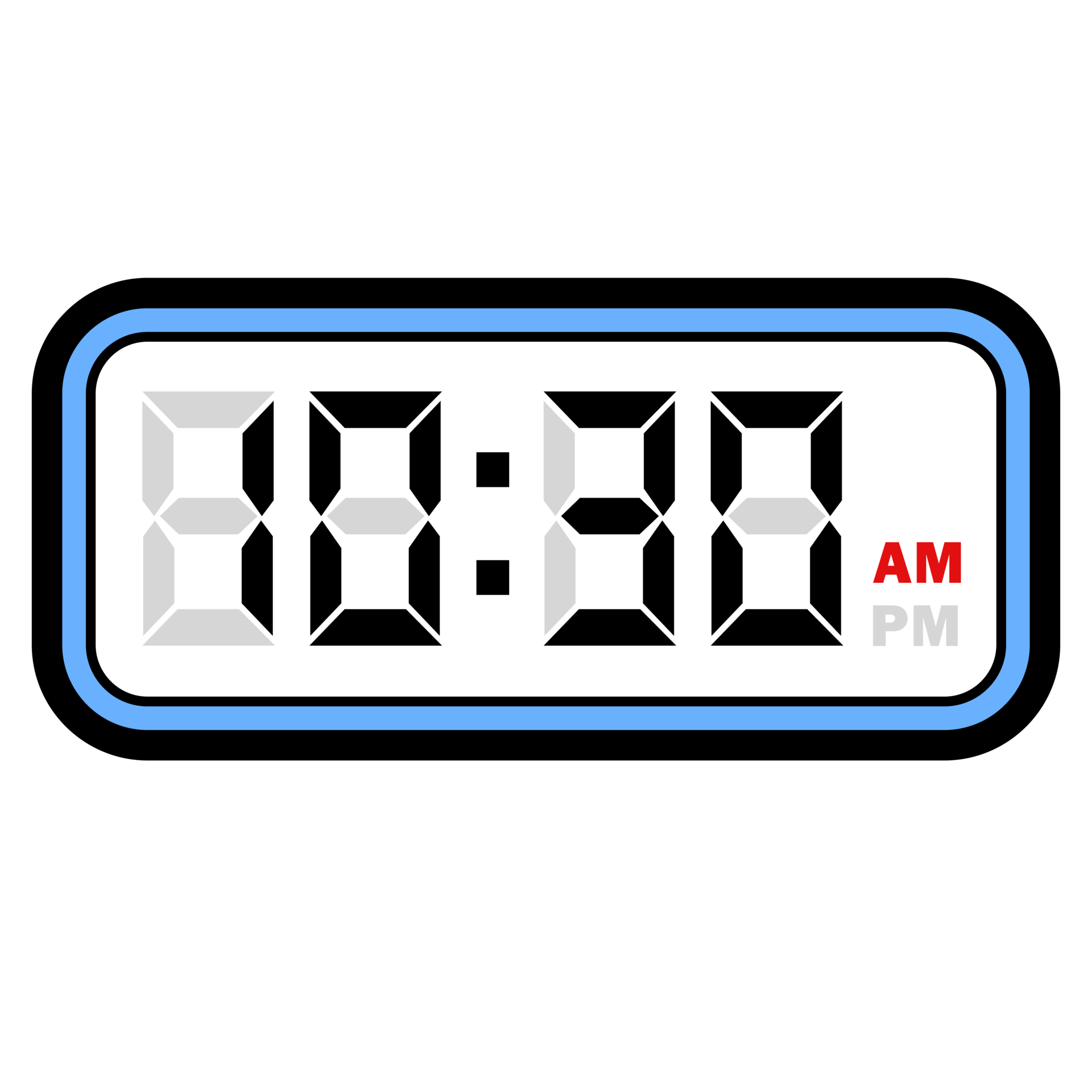 Digital Clock Time At 10 30 AM Digital Clock 12 Hour Format 32048632 PNG