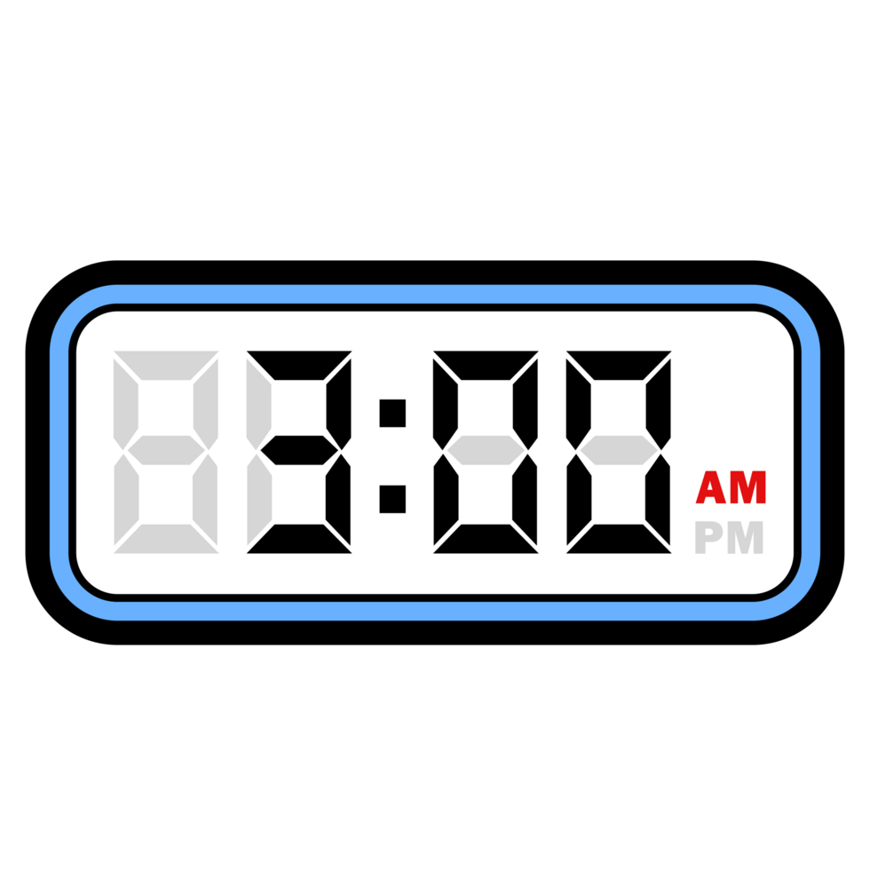 Digital Clock Time At 3 00 AM Digital Clock 12 Hour Format 32048647 PNG