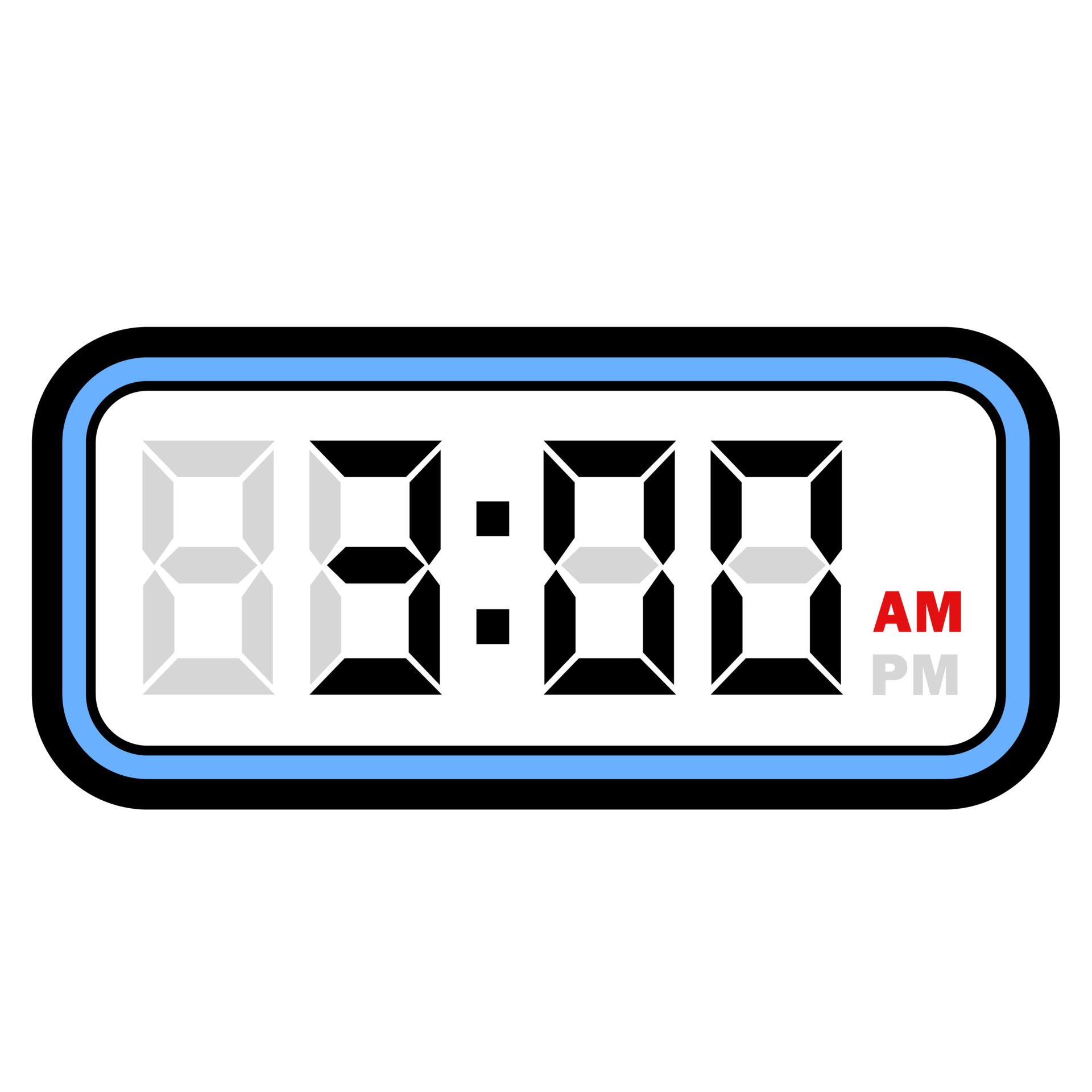 Digital Clock Time At 3 00 AM Digital Clock 12 Hour Format 32048647 PNG