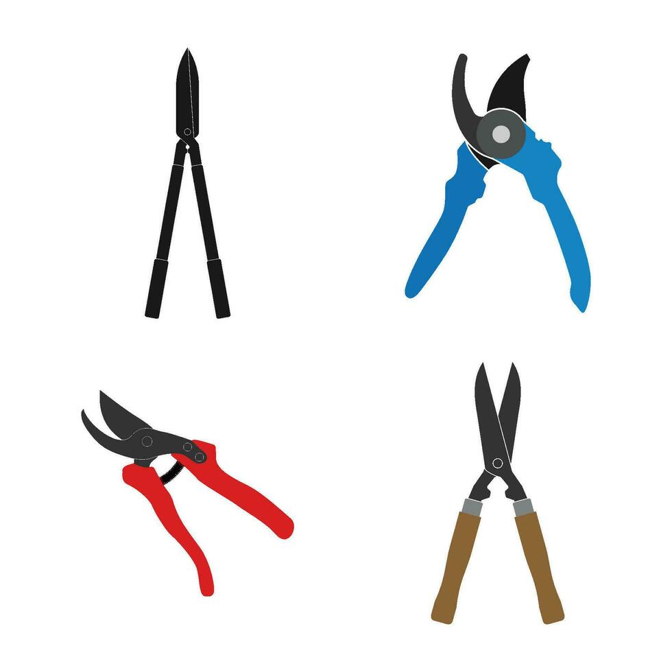 Garden Shears icon vector