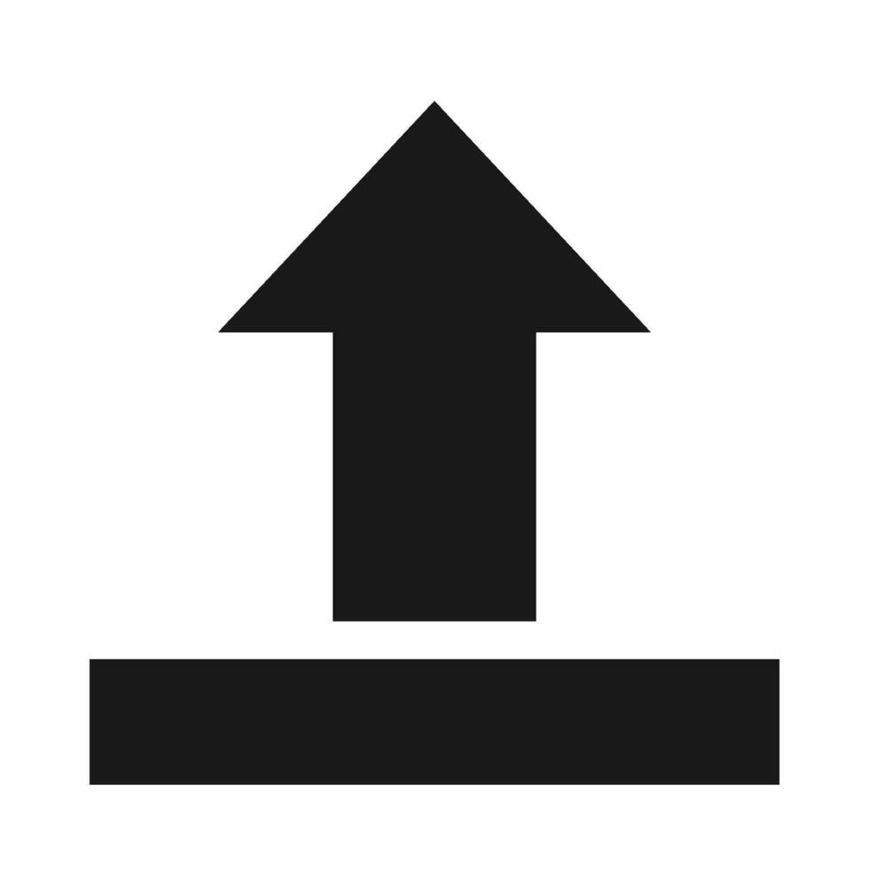 upward icon vector