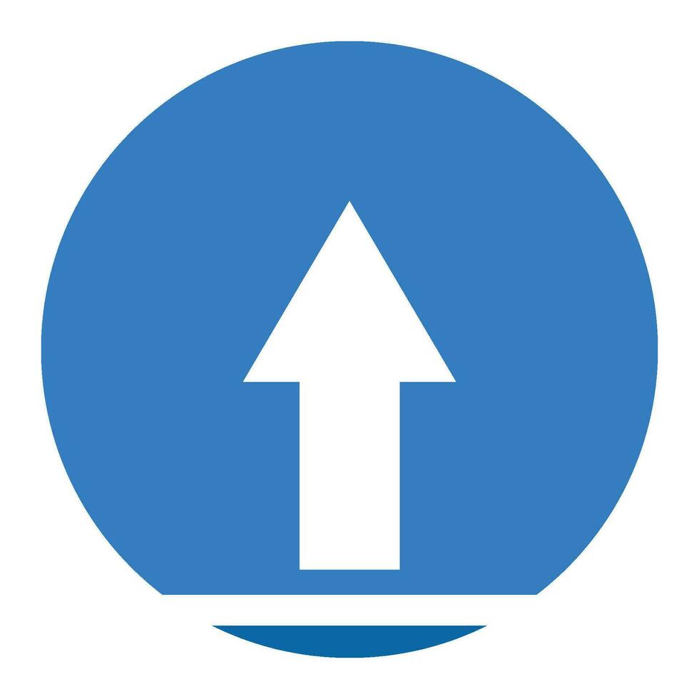 upward icon vector