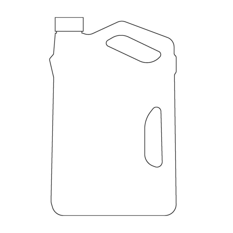 motor oil bottle icon vector