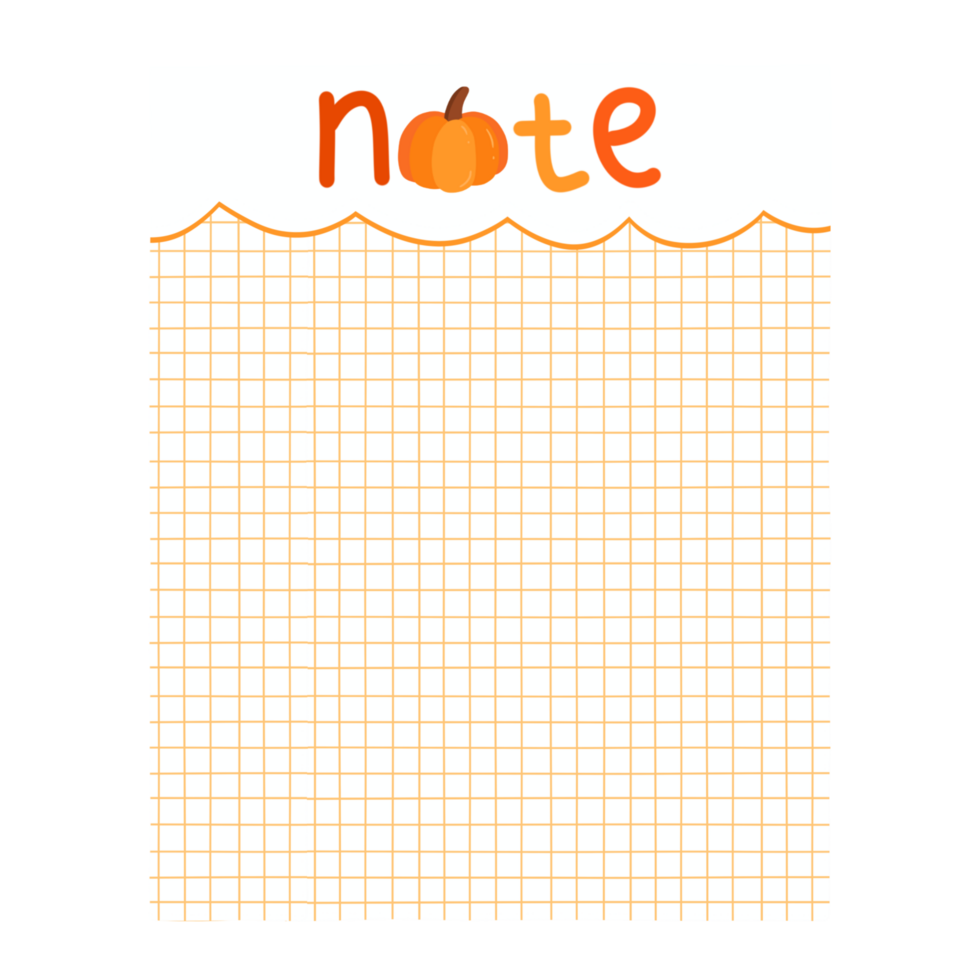 Cute Note Paper png