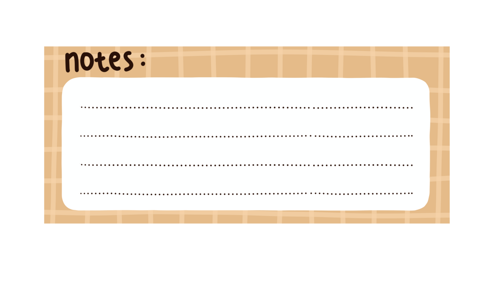 Cute Note Paper png
