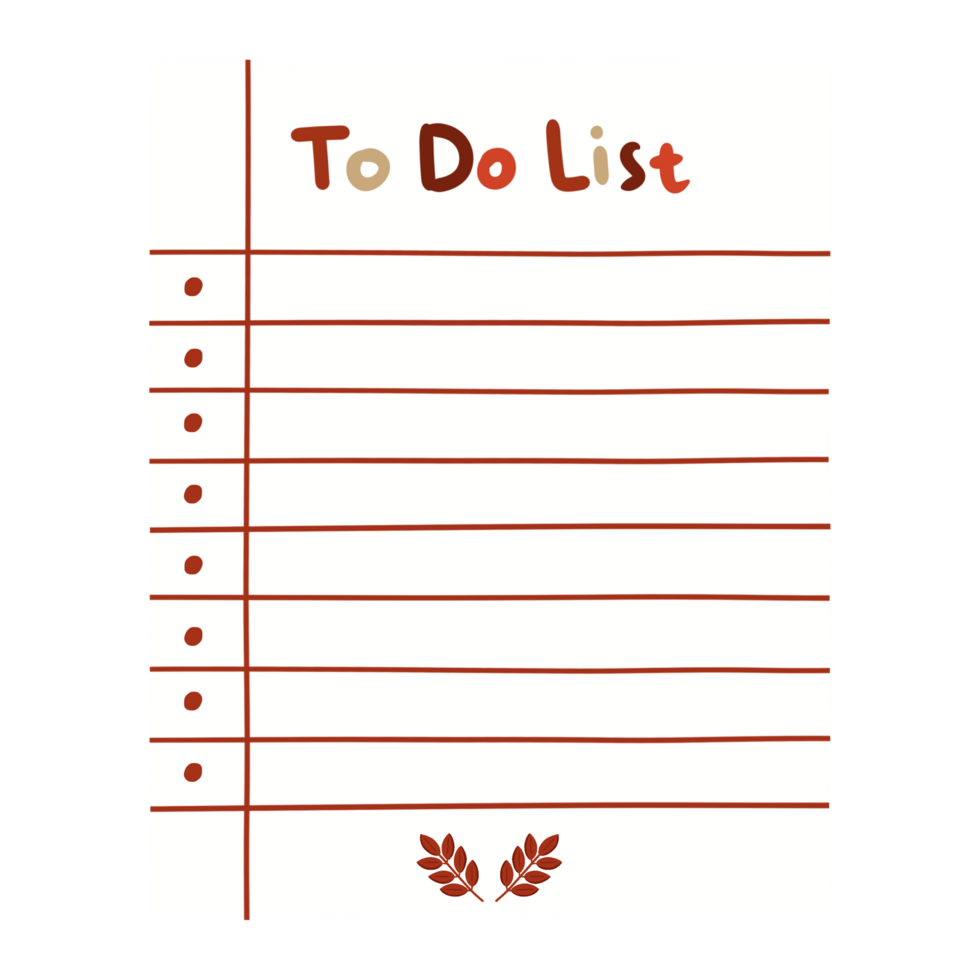 Cute Note Paper png