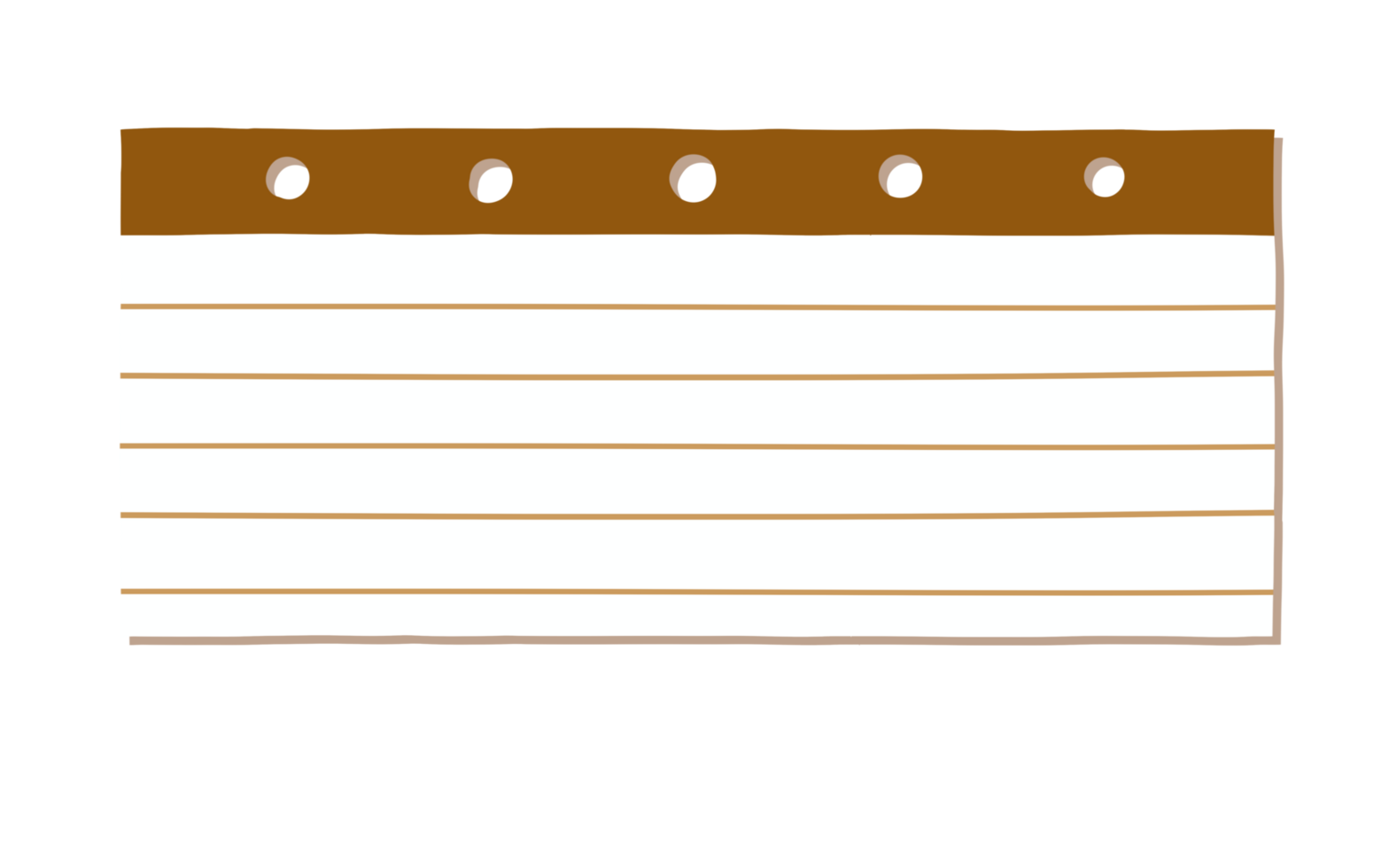 Cute Note Paper png