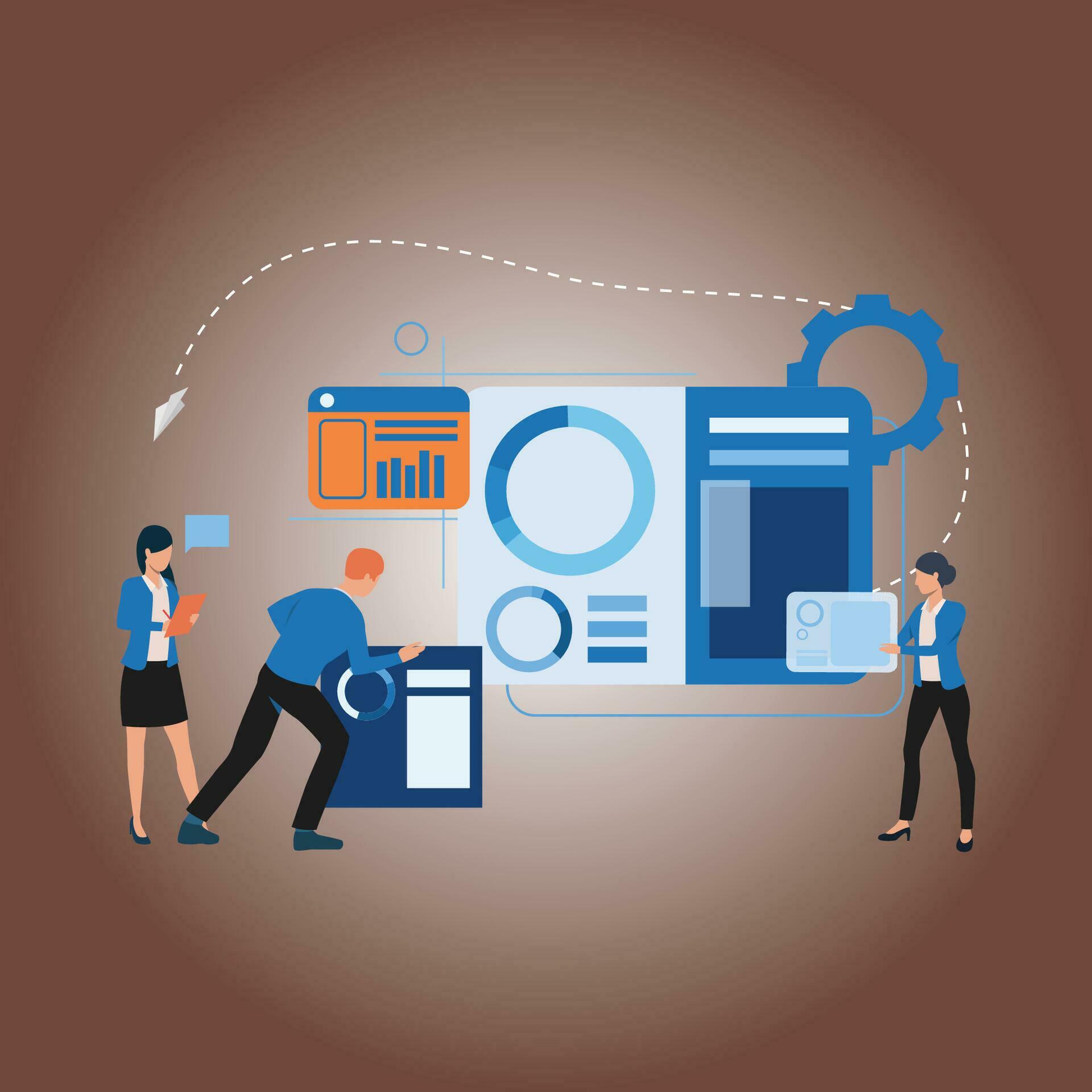 Analytics Vector Graphics Data Analytics Vector 32049053 Vector Art at Vecteezy