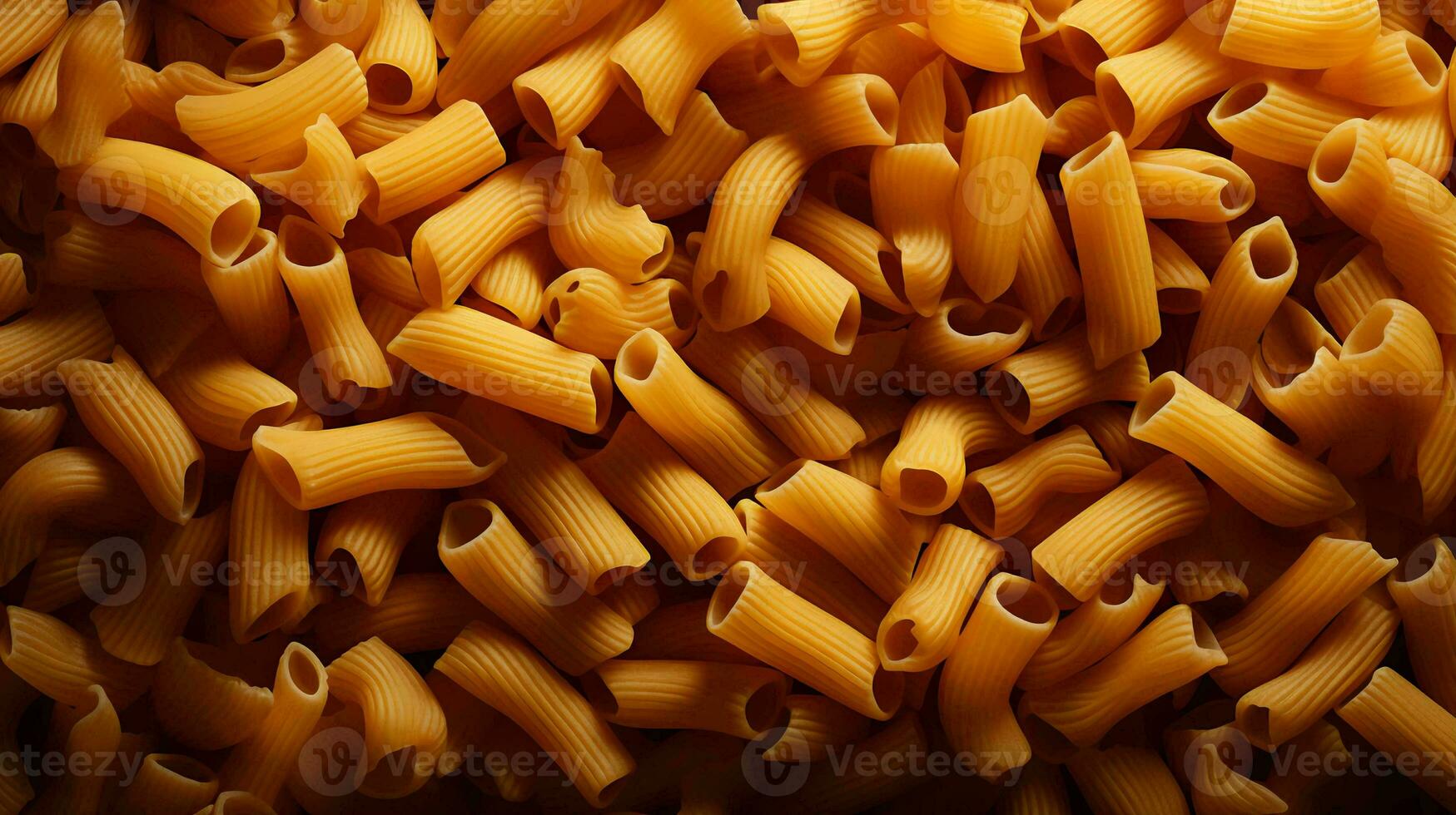 Texture of yellow durum wheat pasta background photo