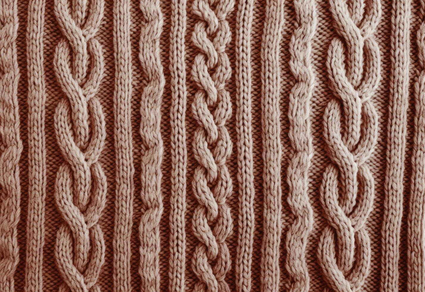 Knitted sweater texture, background with copy space. AI Generated photo