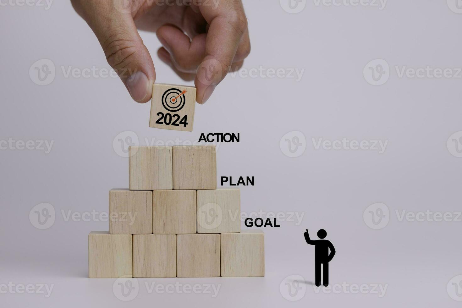 2024 Goal plan action, Business action plan strategy, outline all the necessary steps to achieve your goal photo