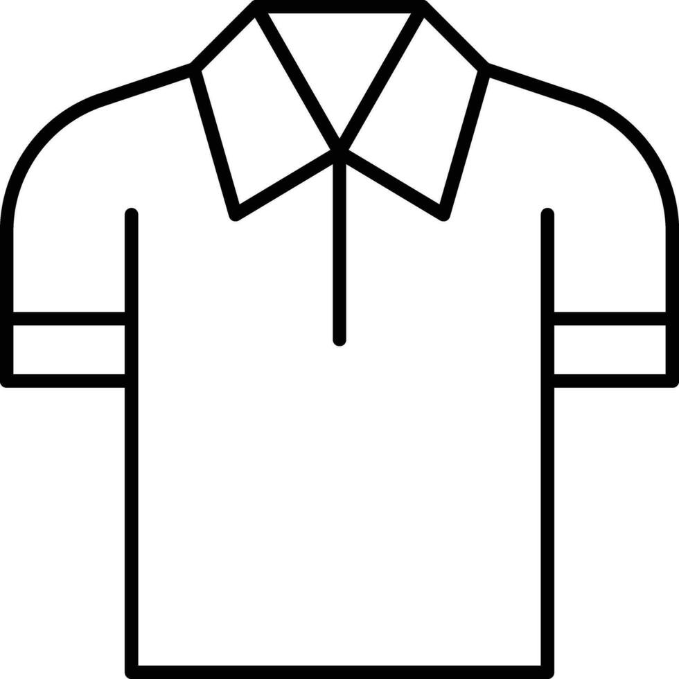 polo shirt icon for download vector