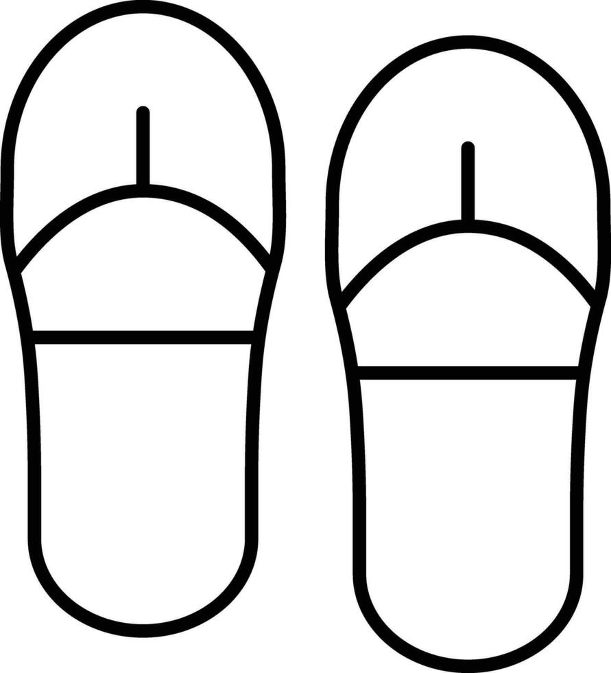 flip flops icon for download vector