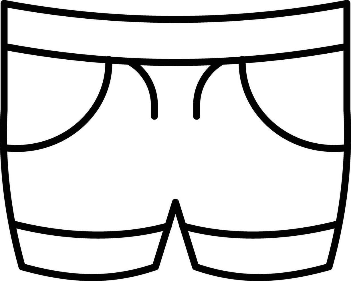 shorts icon for download vector