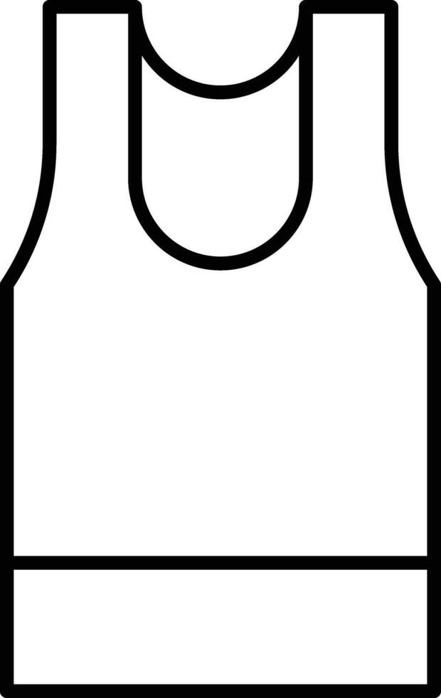 Sleeveless icon for download vector