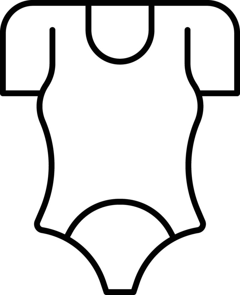 swimmer suit icon for download vector