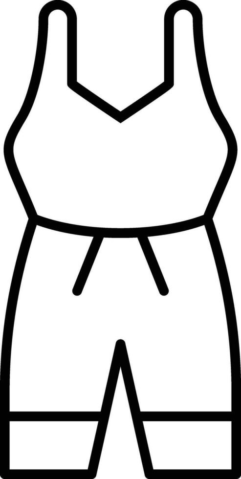 jumpsuit icon for download vector