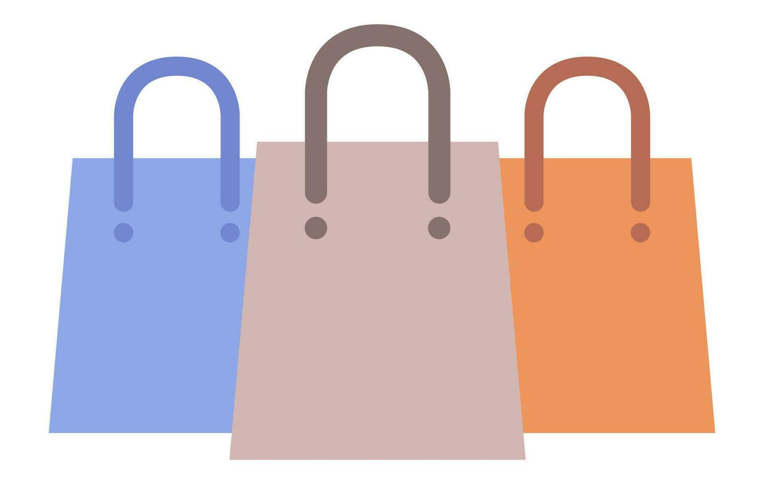 Shopping bag design icon. vector
