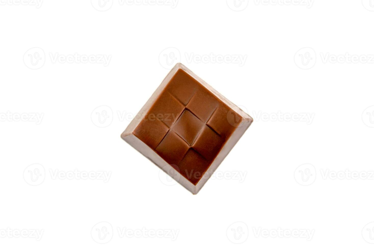 Chocolates on white background photo