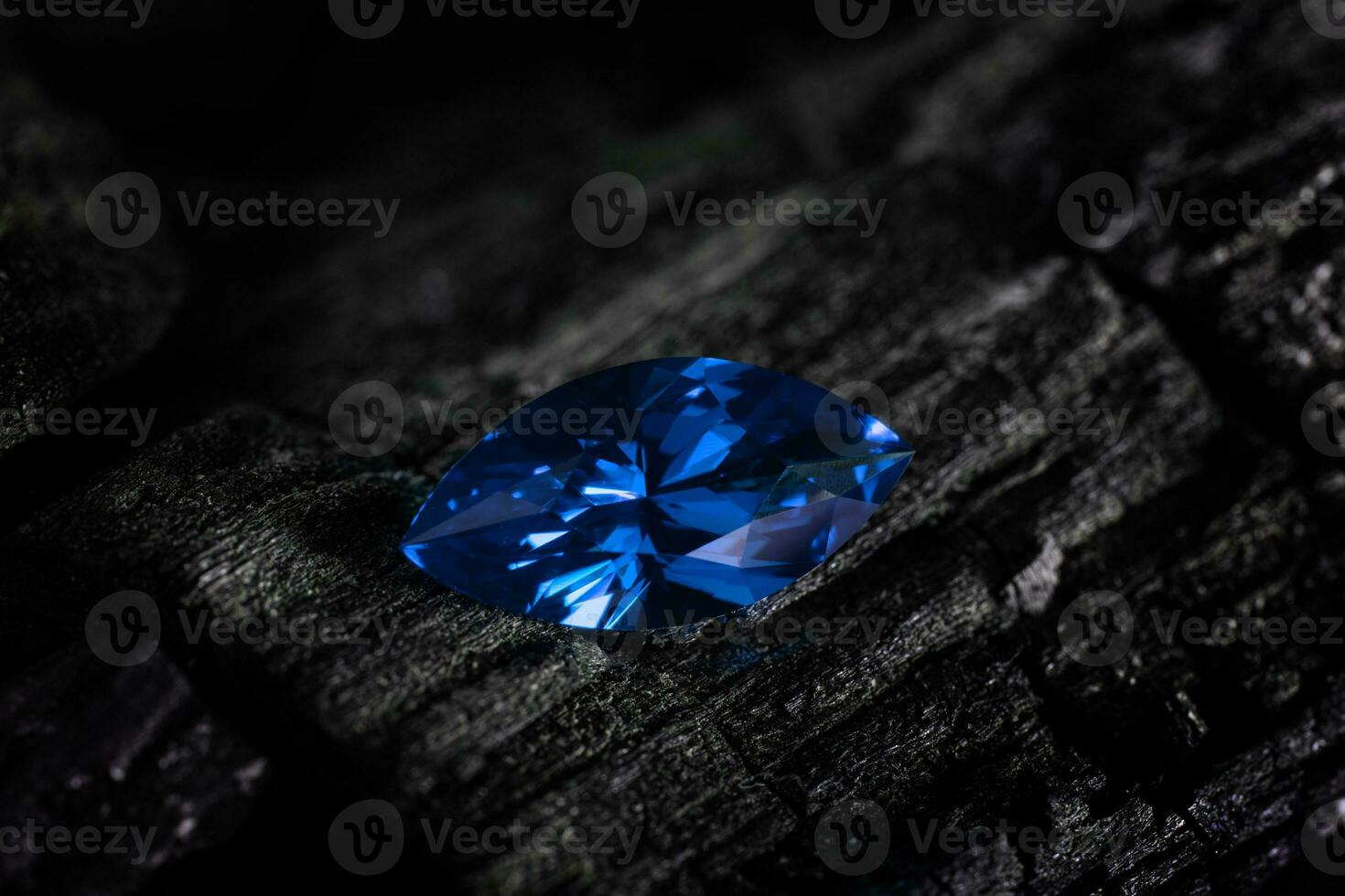 The Precious Blue Sapphire Gemstone photo