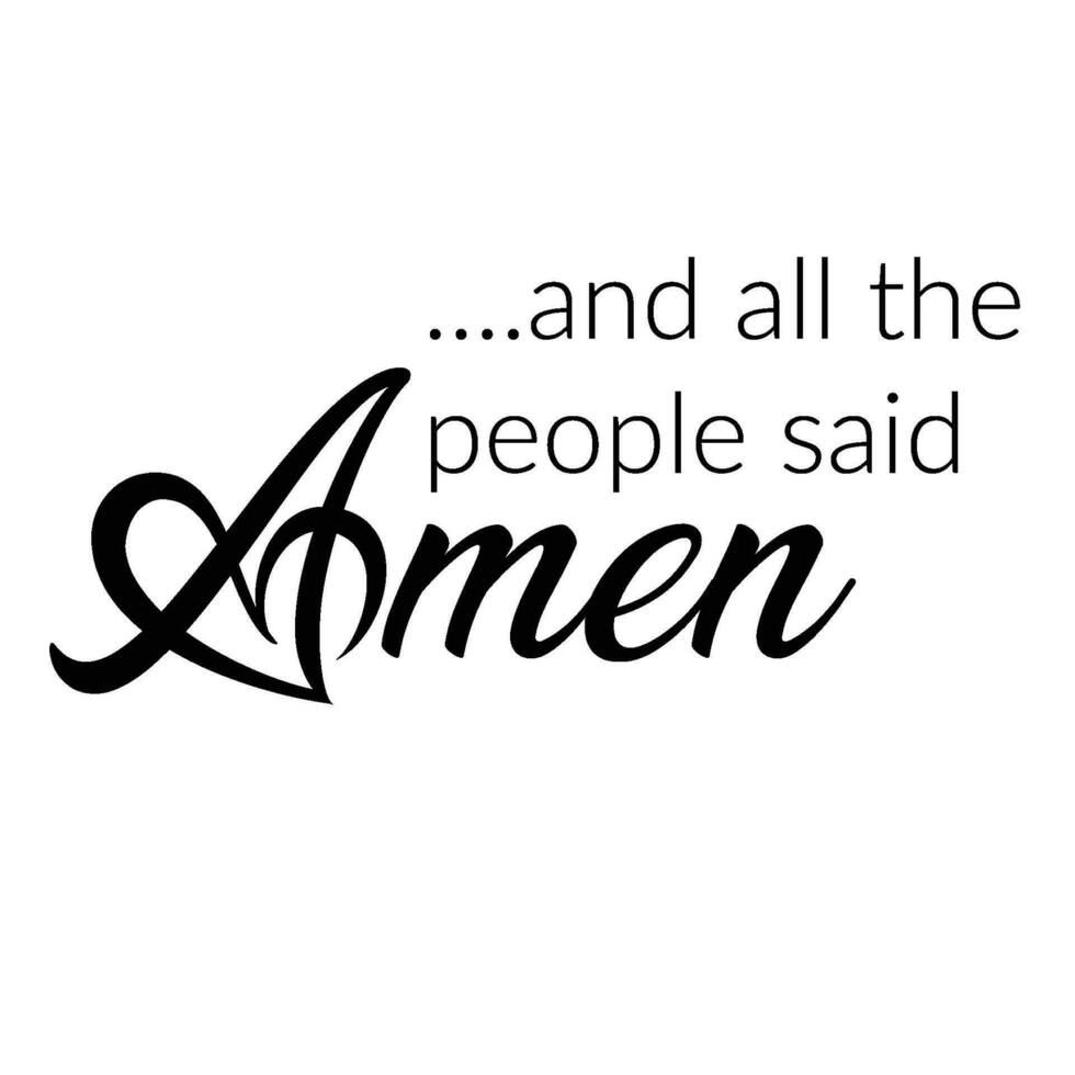 Christian Faith. Typography for print vector