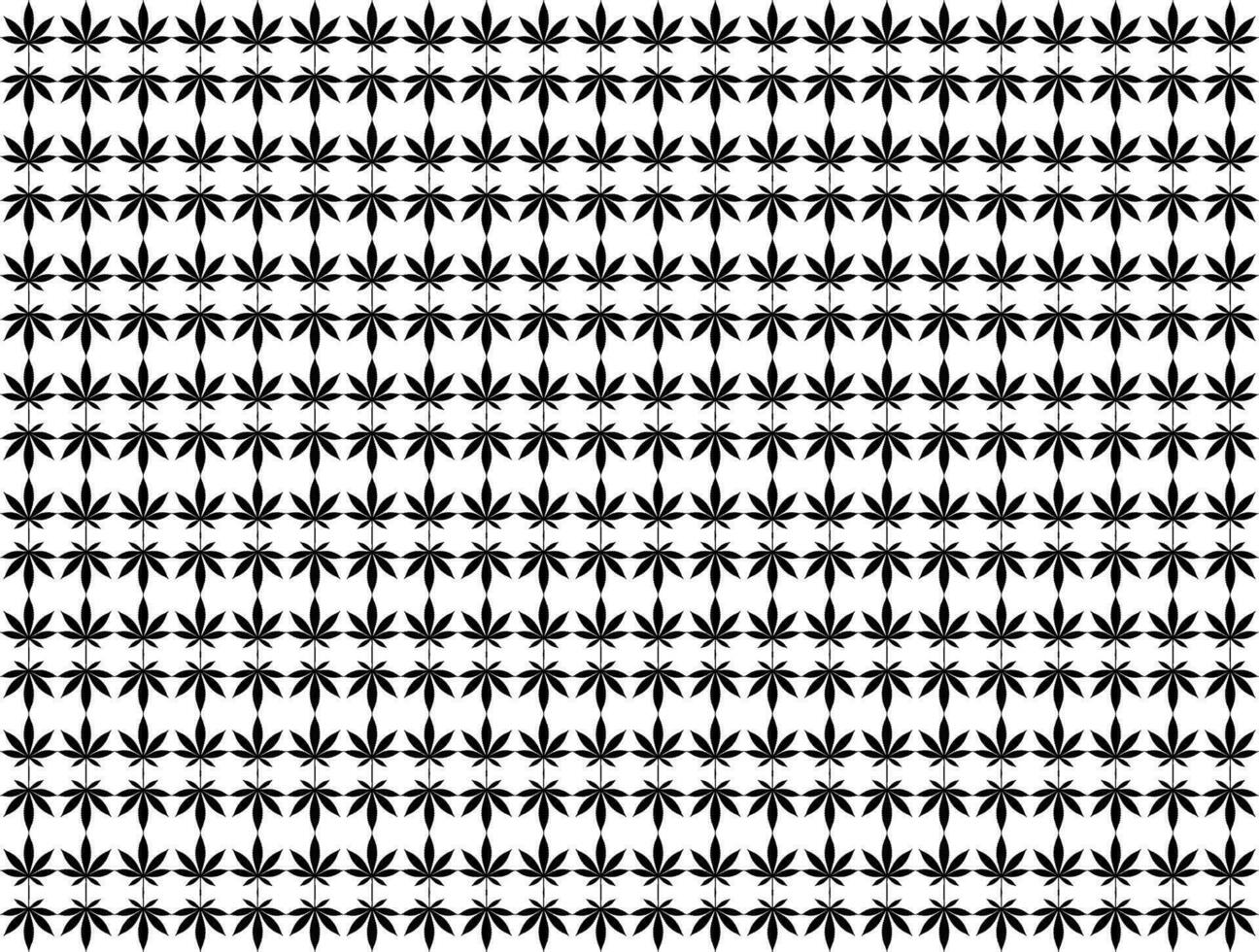 Cannabis also known as Marijuana Leaf Silhouette Motifs Pattern, can use for Decoration, Ornate, Wallpaper, Backdrop, Textile. Fashion, Fabric, Tile, Floor, Cover, Wrapping, Ect. Vector Illustration