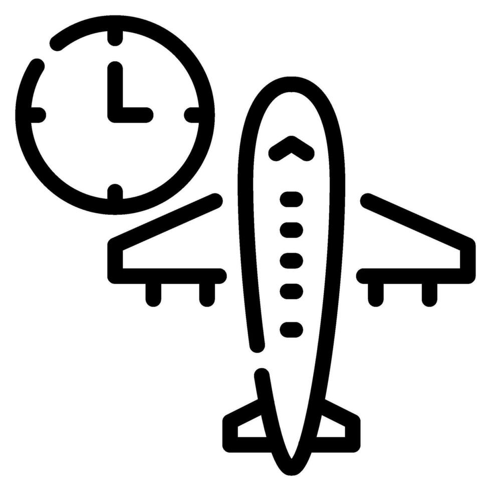 Boarding Time Icon Illustration, for uiux, web, app, infographic, etc vector