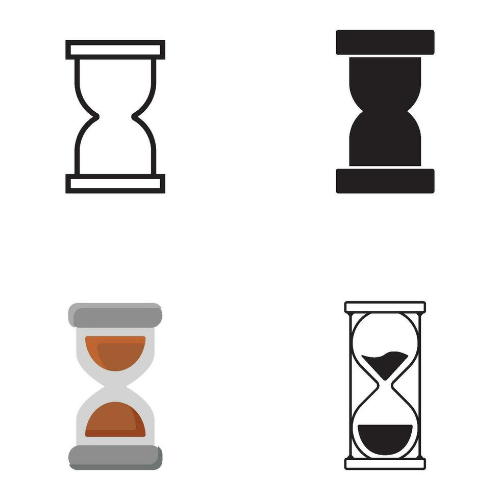 hourglass icon vector