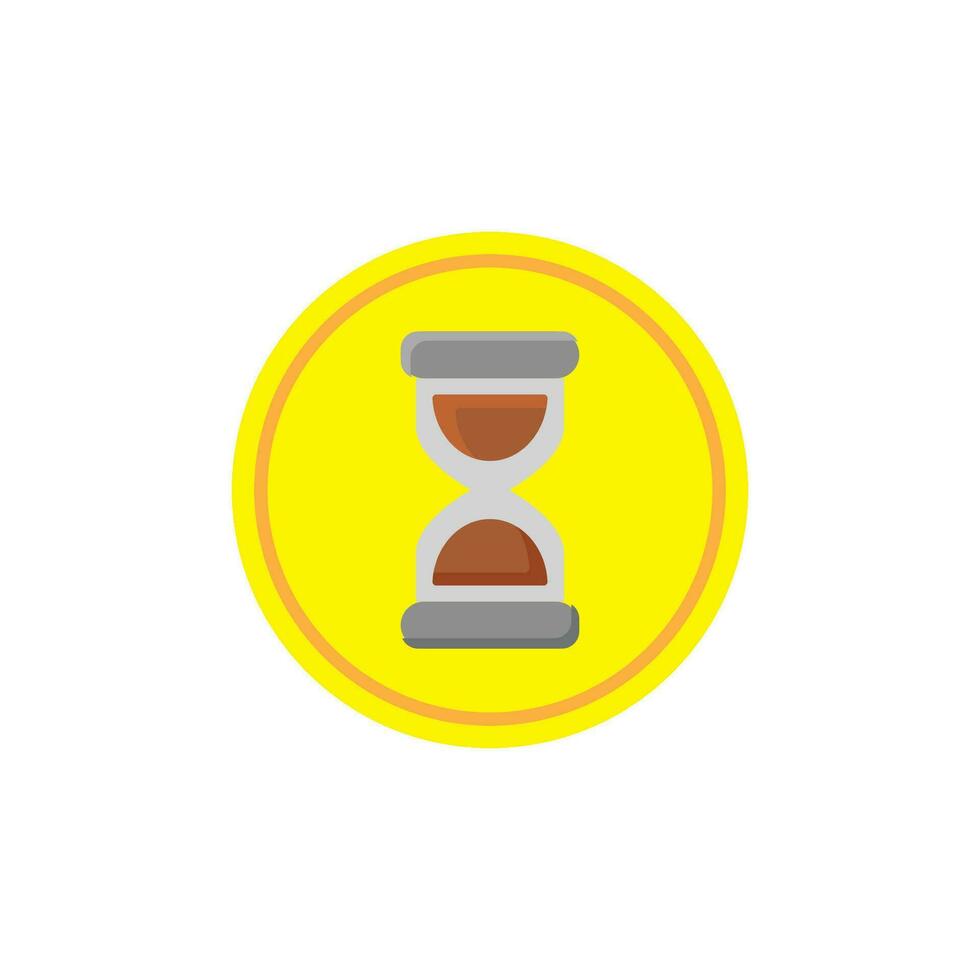 vector de icono de reloj de arena