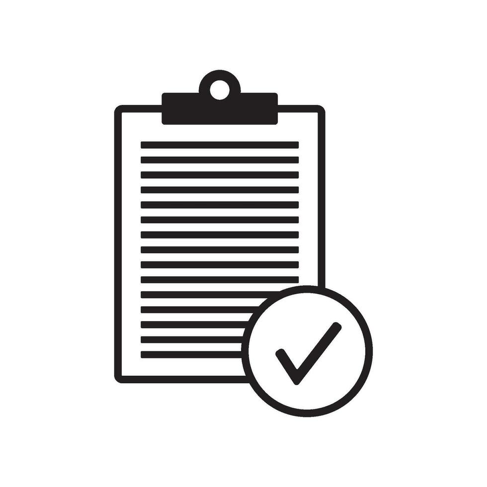 check list icon vector