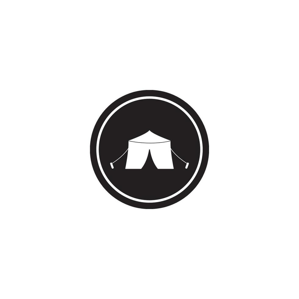 tent icon vector