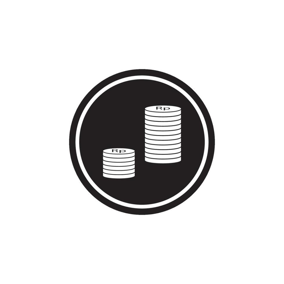 rupiah money icon vector