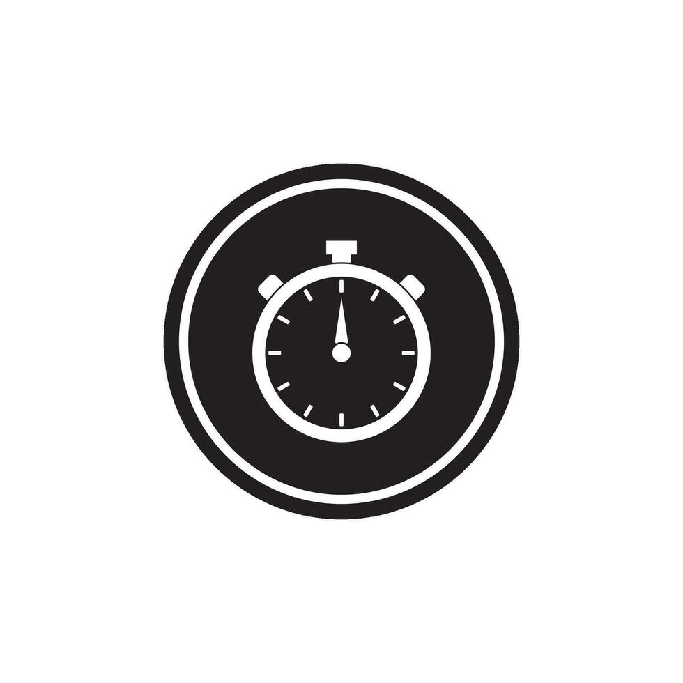 stop watch icon vector