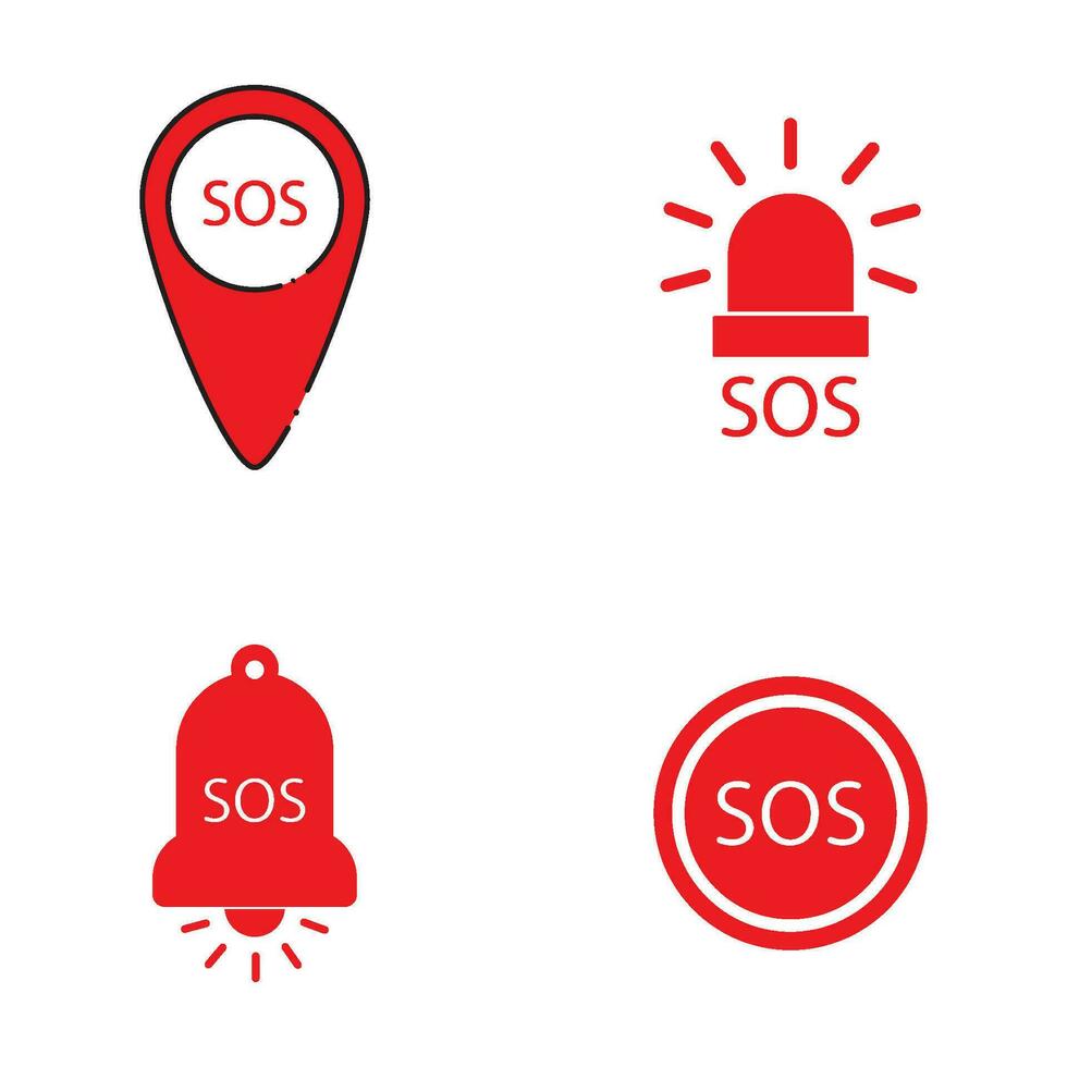 sos icon vector