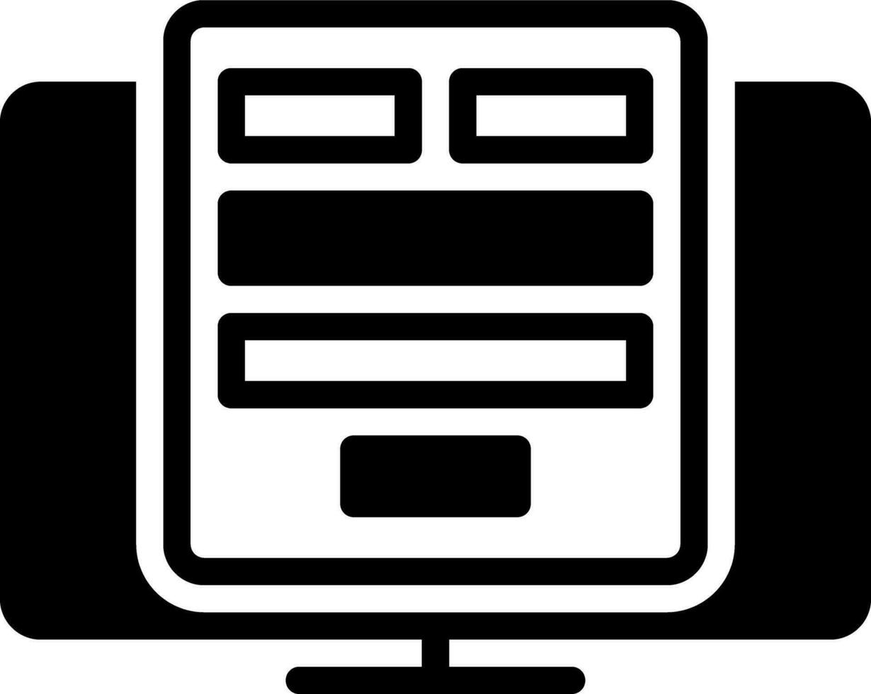 solid icon for formed vector