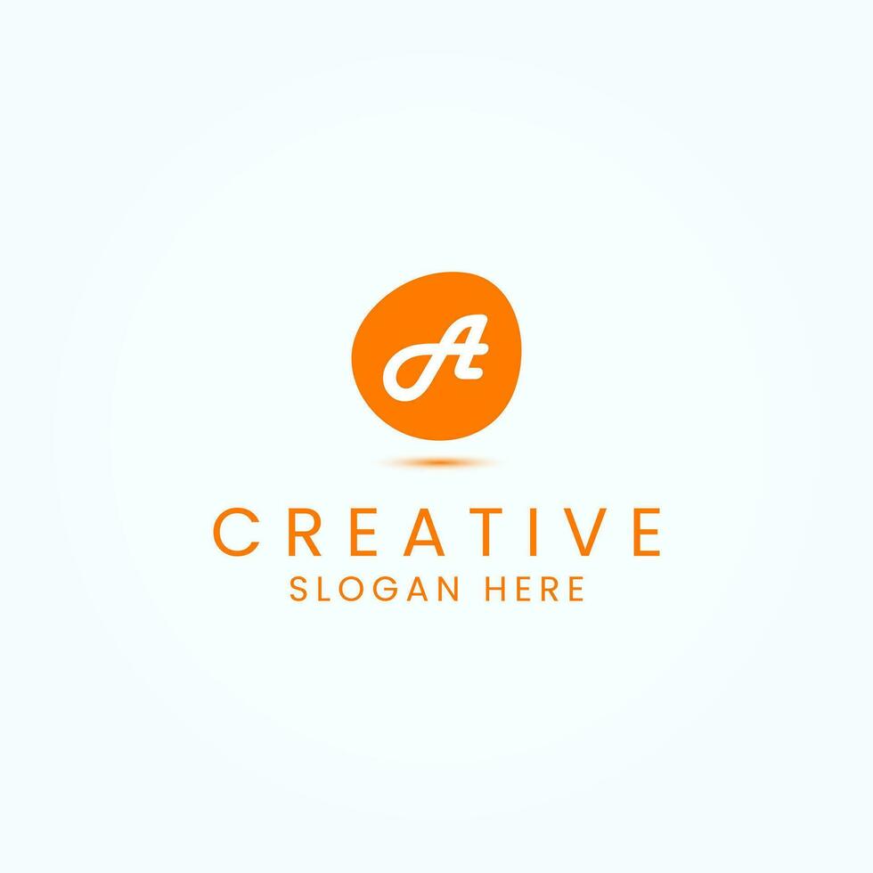 Modern Letter A Logo Design Vector Image