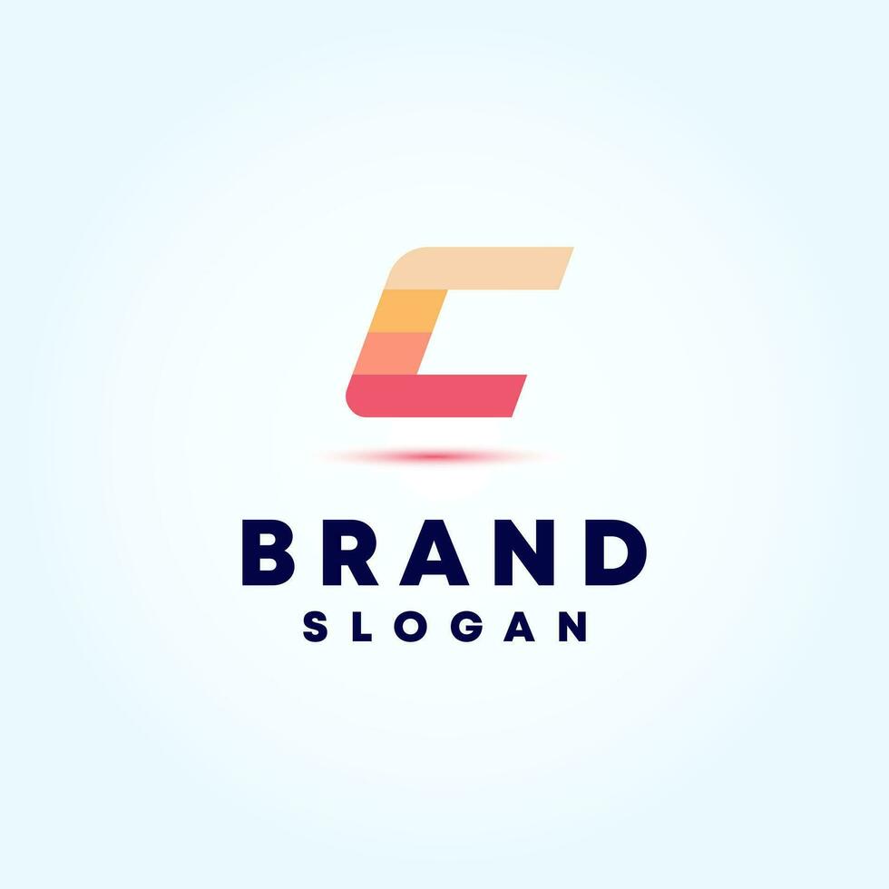 Abstract Letter C Logo Design Vector Template