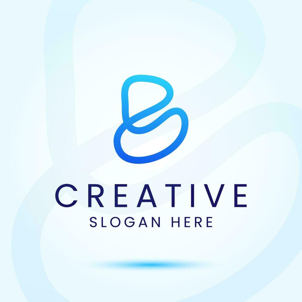 Initial Letter B Logo Design Vector Illustrations