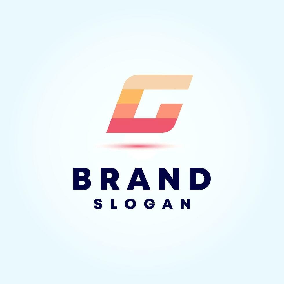 Creative and Modern Letter G Logo Design Vector Image