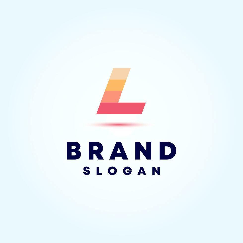 Abstract Letter L Logo Design Vector Template