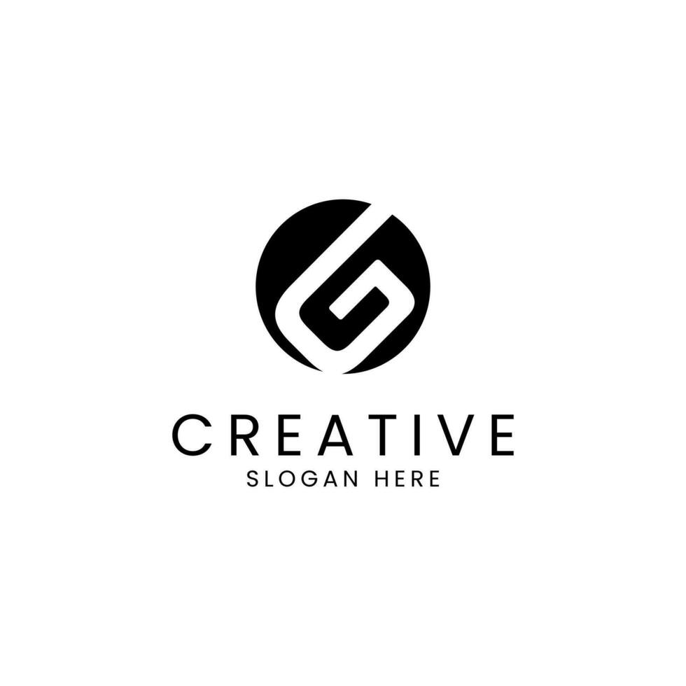 Creative and Modern Letter G Logo Design Vector Image