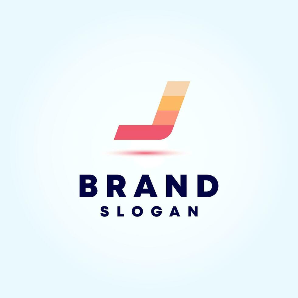 Initial Letter J Logo Design Vector Illustrations